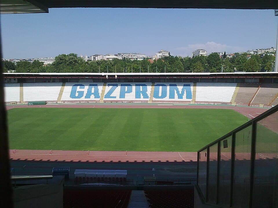 East tribune of the Red Star Belgrade stadium