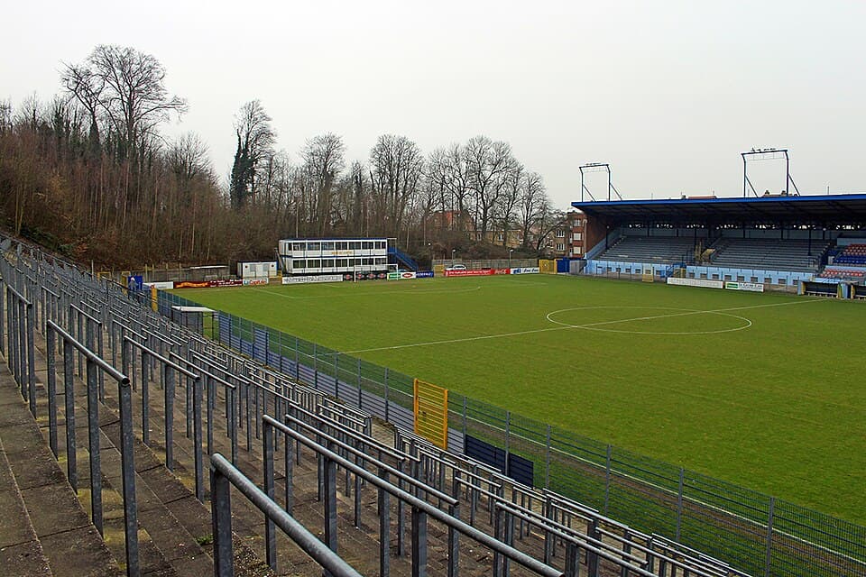 The stadium Stade Joseph Marien in Brussels, Belgium