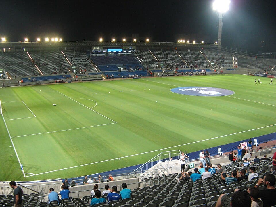 Bloomfield stadium in Tel Aviv-Yafo. A view from gate 8 during the match between Israel and Italy in the 2013 UEFA European Under-21 Football Championship